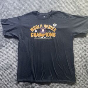 Houston Astros 2017 World Series Champions Fanatics Black XL #410